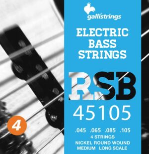 string set electric bass, nickel roundwound, medium, 045-065-085-105