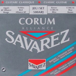 string set classic, KF composite fiber, silverwound Corum basses, hybrid tension
