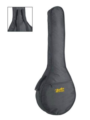 bag for tenor banjo or guitar banjo, height: 100 cm., black,10 mm. padded nylon