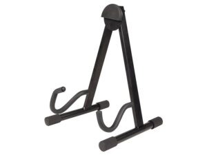semi-foldable stand, A-model, metal, black, for electric guitar