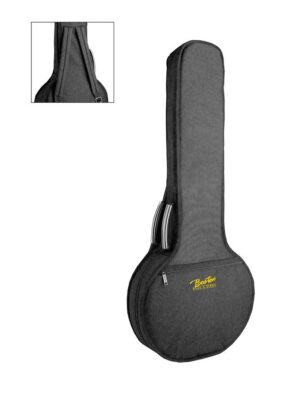 bag for folk banjo, height: 104 cm., 21 mm. padded nylon, black