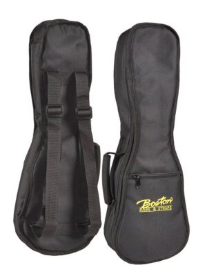 bag for soprano ukulele, 10 mm. padded nylon, black