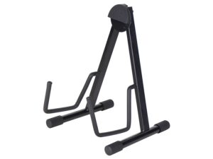 semi-foldable stand, A-model, metal, black, for acoustic guitar