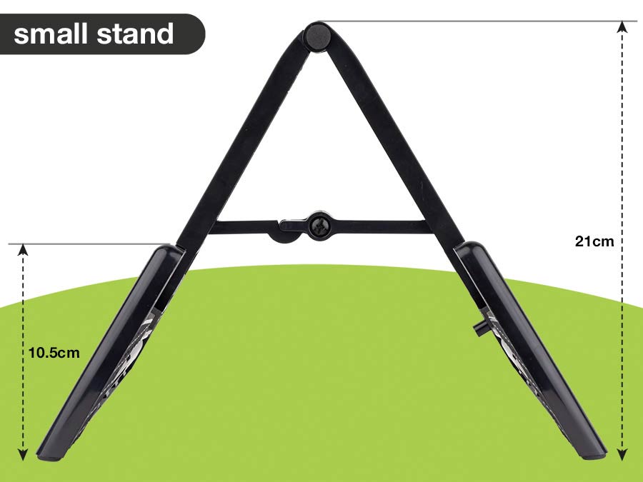 foldable universal instrument stand, A-model, black - Afbeelding 4
