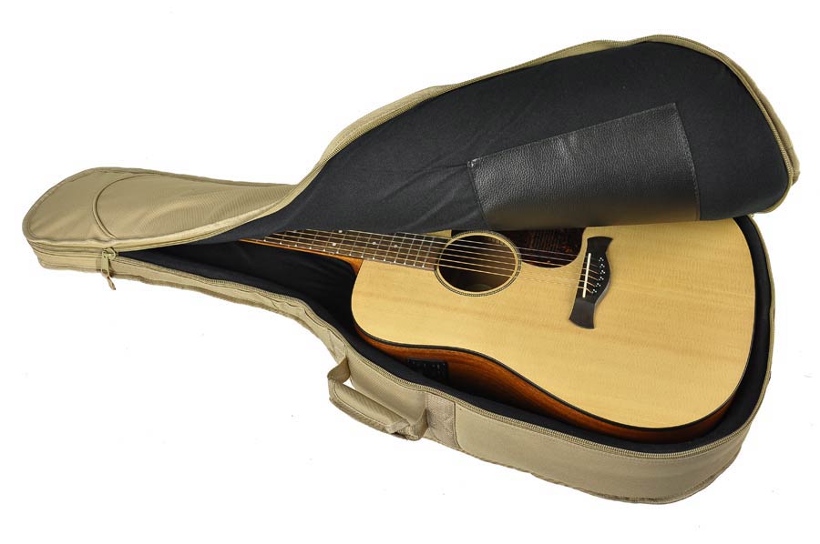 deluxe gigbag D/G-shape, 27mm padding, synthetic fleece lining, multiple pockets, sahara dawn - Afbeelding 3