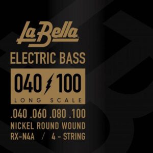 string set electric bass, nickel round wound, 040-060-080-100