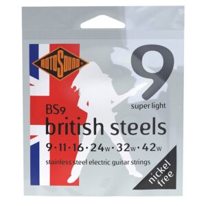 string set electric stainless steel 9-42, super light
