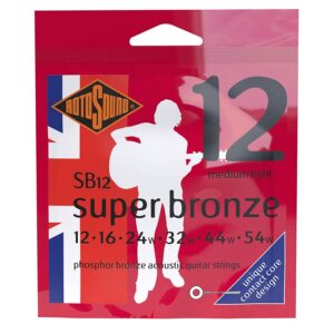string set acoustic phosphor bronze 12-54, medium light