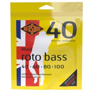 string set electric bass nickel wound 40-100, medium gauge