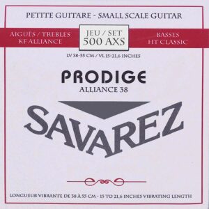 string set classic, KF composite fiber, silverwound Corum basses, Prodige 38 55cm