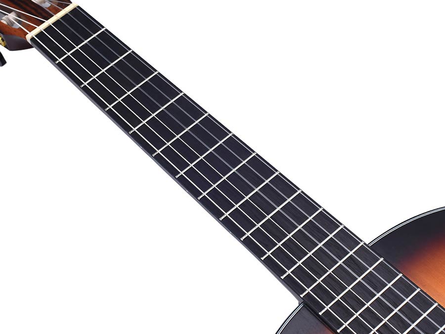 classic guitar 4/4, sitka spruce & mahogany, antique sunburst satin - Afbeelding 8