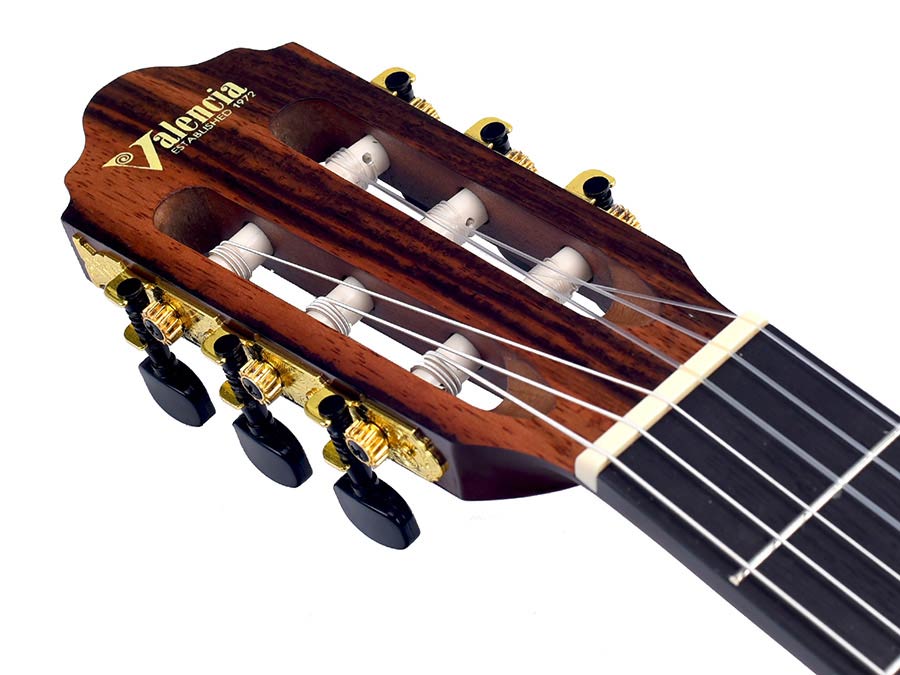 classic guitar 4/4, sitka spruce & mahogany, antique sunburst satin - Afbeelding 9