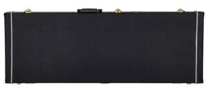 case for electric guitar, wood, rectangular model