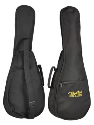 gig bag for concert ukulele, 6mm padding, nylon, 1 strap, accessory pocket