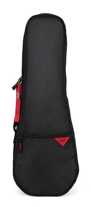 bag for ukulele, unpadded, with front pocket, zipper and strap, tenor shape 70 cm