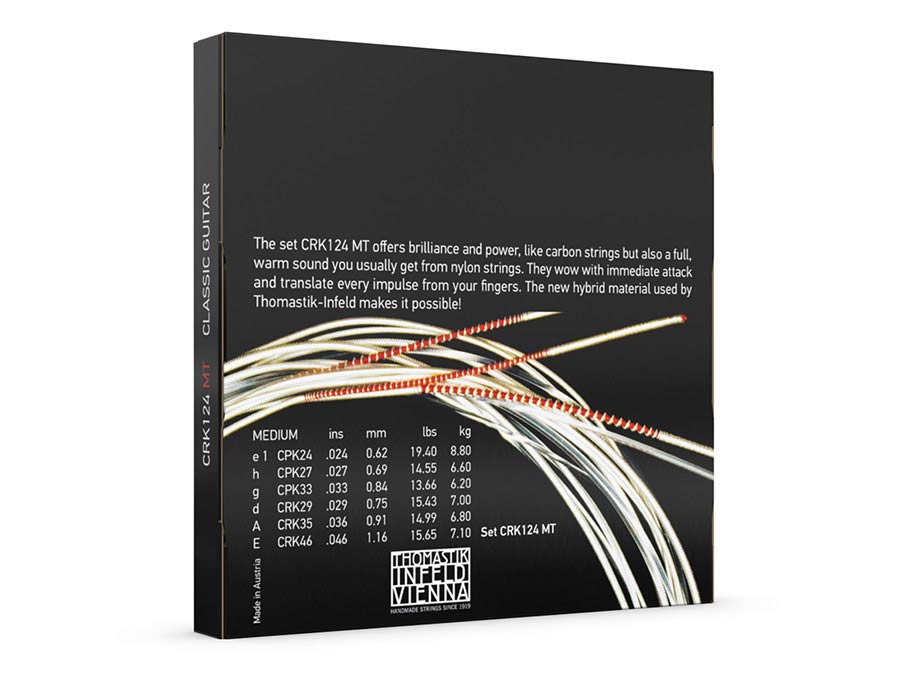string set classic, medium, carbon nylon core - Afbeelding 2