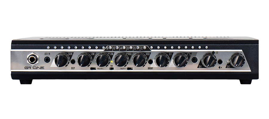 class D bass amplifier, 2x700w 2.85kg, black - Afbeelding 3
