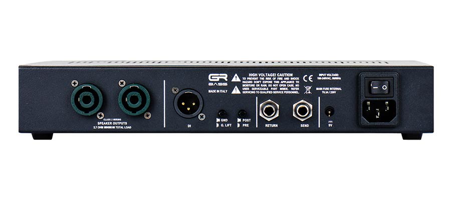 class D bass amplifier, 2x700w 2.85kg, black - Afbeelding 4