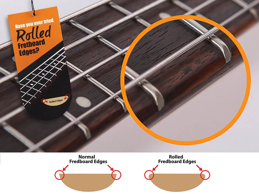 5-string active bass guitar tobacco sunburst - Afbeelding 10