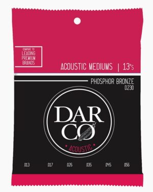 string set acoustic phosphor bronze, medium 013