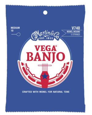 string set folk banjo monel wound, medium, 010-012-016-023-010