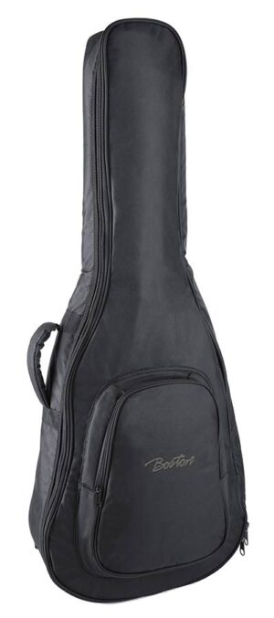 gig bag for classic guitar, 6 mm. padding, nylon, 2 straps, large pocket, black