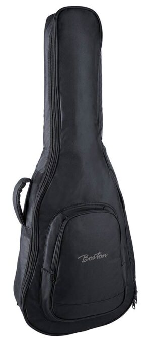 gig bag for classic guitar, 15 mm. padding, cordura, 2 straps, multiple pockets, black