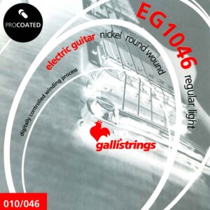 string set electric, coated nickel round wound, regular light, 010-013-017-026-036-046