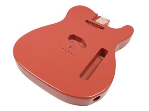 vintage body Teaser model (made in Japan), 3 piece alder, fiesta red PU