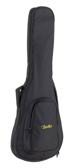 gigbag for electric ES guitar, 6 mm. padding, nylon, 2 straps, large pocket, black