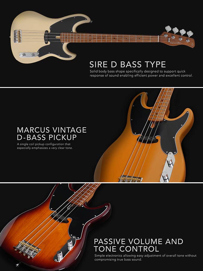 lefty alder 4-string passive bass guitar tobacco sunburst - Afbeelding 9