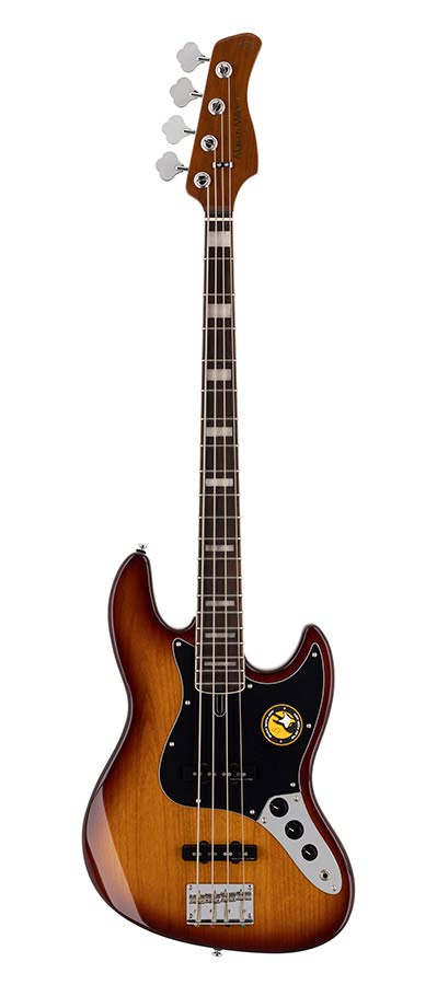 Sire alder 4-string passive bass guitar tobacco sunburst