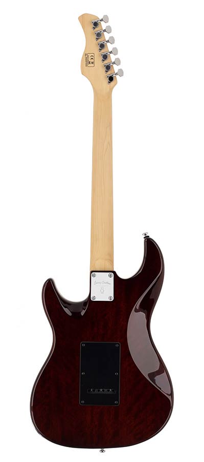 electric guitar S-style tobacco sunburst - Afbeelding 2