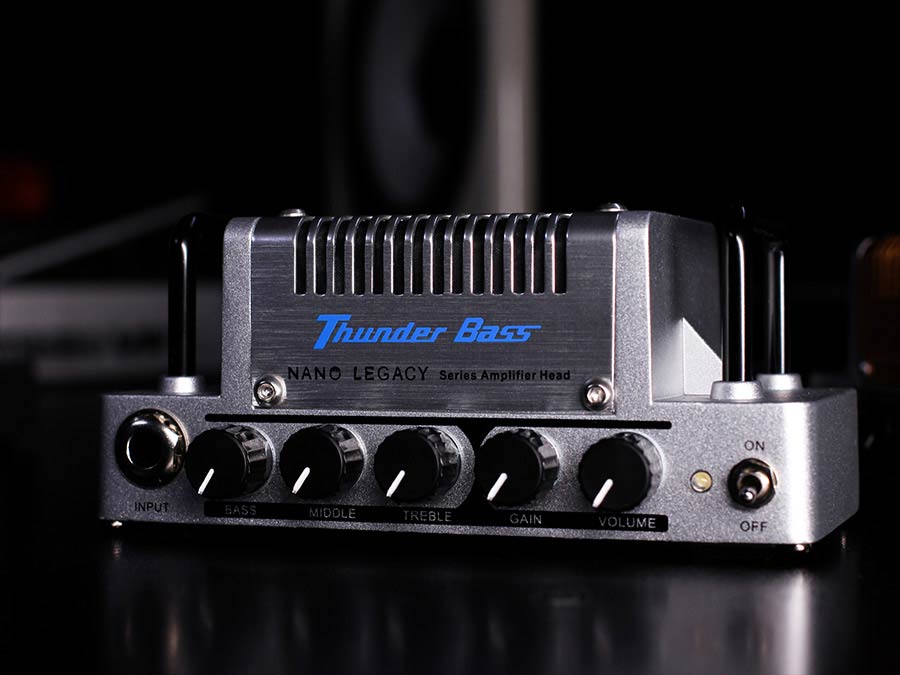 bass amplifier head THUNDER BASS, 5W class AB, with 18v PSU - Afbeelding 7