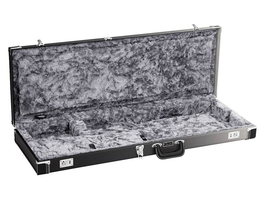 Ombré guitar case for Strat/Tele, Silver Smoke gradient colour, matching plush interior - Afbeelding 2