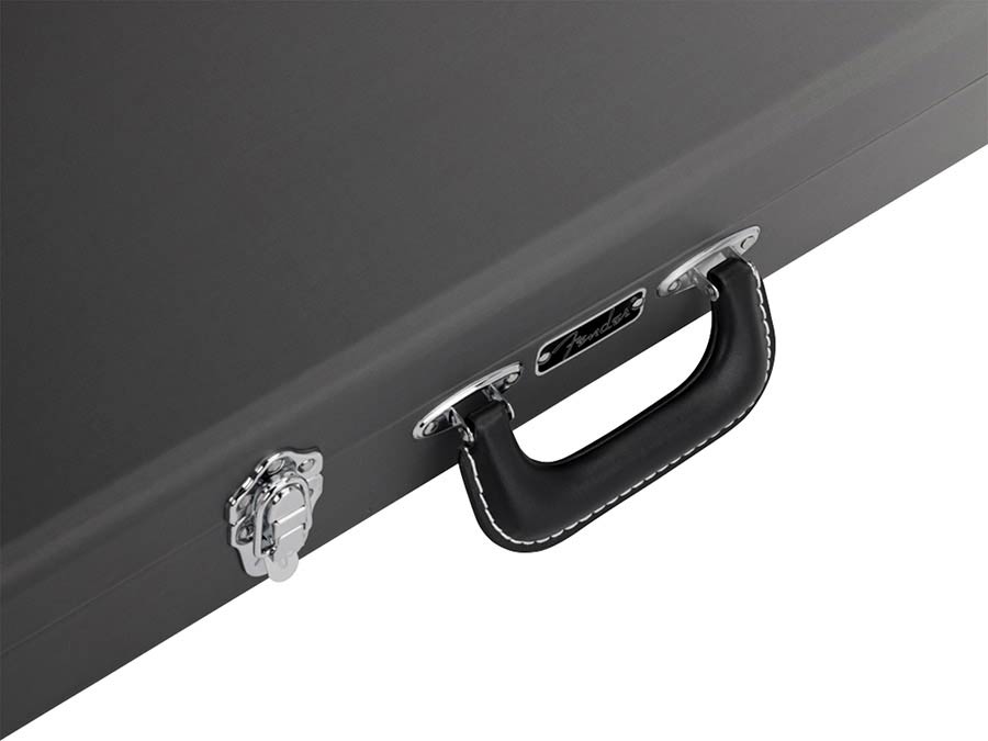 Ombré guitar case for Strat/Tele, Silver Smoke gradient colour, matching plush interior - Afbeelding 4