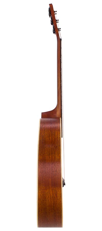 Hillside auditorium guitar with solid spruce top, mahogany b&s, cutaway, amara ebony fb, natural - Afbeelding 5
