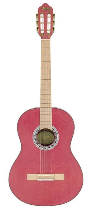classic guitar 4/4, sitka spruce & mahogany, pink