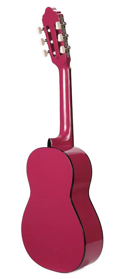 classic guitar 1/4, linden body, maple fb, pink sunburst - Afbeelding 2