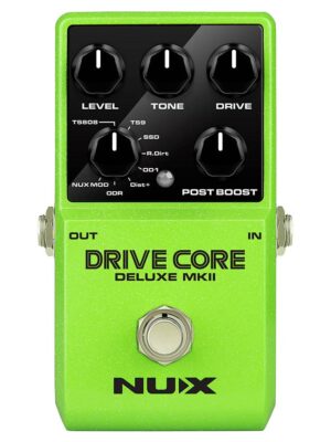 8-in-1 analog overdrive pedal DRIVE CORE DELUXE MKII with post boost for solos