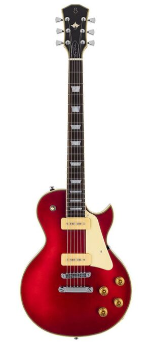 electric guitar L-style candy apple red