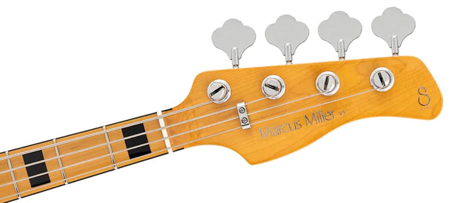 Sire Basses V5 Series Marcus Miller alder 4-string passive bass guitar candy apple red - Afbeelding 5