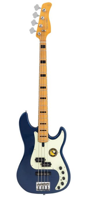 alder 4-string active bass guitar dark navy