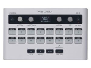 rhythm machine, 16 touch sensitive pads, USB-C or battery powered, incl. foot pedal