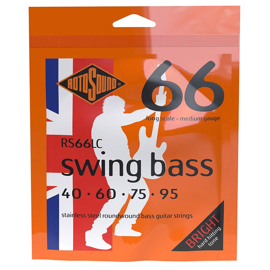 string set electric bass stainless steel 40-95, medium gauge