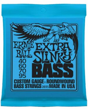 string set bass, roundwound, longscale, extra slinky, 040-060-070-095