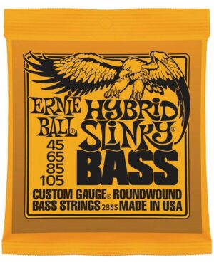string set bass, roundwound, longscale, hybrid slinky, 045-065-085-105