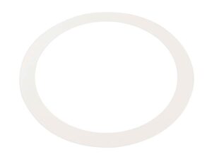 overtone control ring set for drums, transparent, 6 rings, 18"