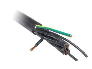 power cable, grey, price / meter mpr-1025bk antiflame, 10 x 2,5 mm/diam.16,8mm