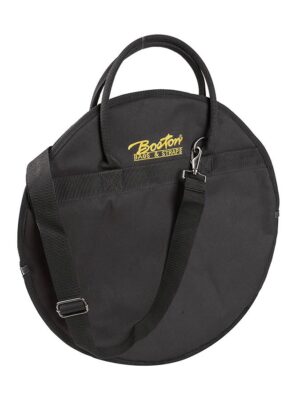 cymbals bag, black cordura, 10mm padded, with strap, 18"